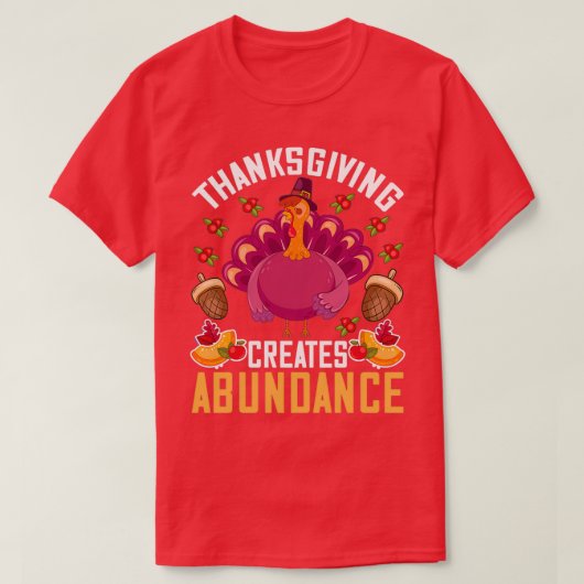 Thanksgiving Thanksgiving prijsopgave Creëer overv T-shirt (Design voorkant)