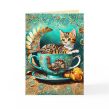 Thanksgiving thee van kat