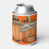 Thanksgiving thema decor blikjeskoeler (Blikje Voorkant)