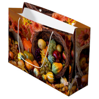 Thanksgiving thema Gift Jumbo Gift Bag Groot Cadeauzakje