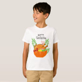 Thanksgiving thema ontwerpelementen t-shirt (Voorkant volledig)