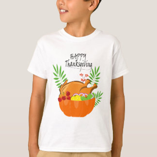 Thanksgiving thema ontwerpelementen t-shirt