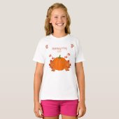 Thanksgiving thema ontwerpelementen t-shirt (Voorkant volledig)