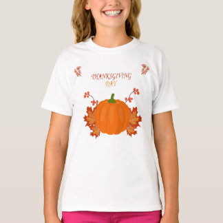 Thanksgiving thema ontwerpelementen t-shirt