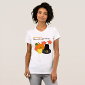Thanksgiving thema ontwerpelementen t-shirt (Voorkant volledig)