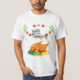 Thanksgiving thema ontwerpelementen t-shirt