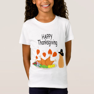 Thanksgiving thema ontwerpelementen t-shirt