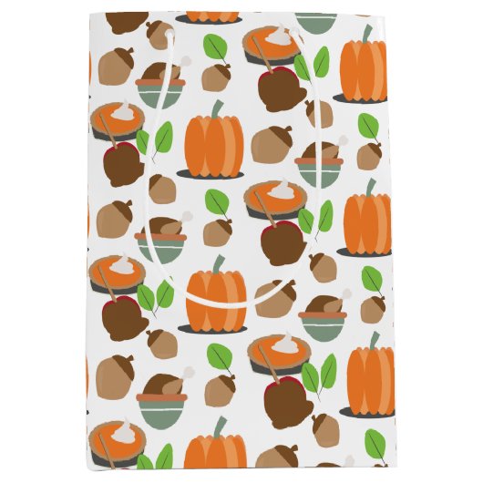 Thanksgiving-thematroon Medium Cadeauzakje (Voorkant)