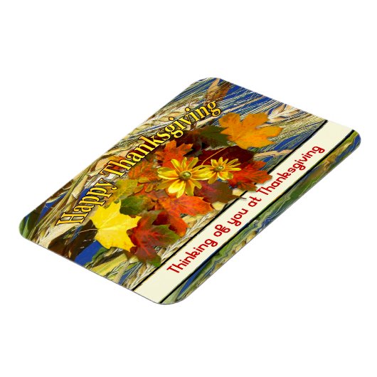 Thanksgiving Thoughts ~ Fridge Magnet Magneet (Linkerzijde)