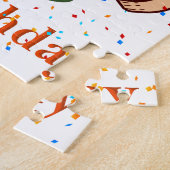 Thanksgiving Tijd Happy Birthday Puzzle Legpuzzel (Zijkant)