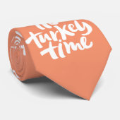 Thanksgiving: Tijd in Turkije om Sinaasappel te vi Stropdas (Opgerold)