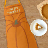 Thanksgiving Tijd voor Pumpkin Pie Oranje Schort