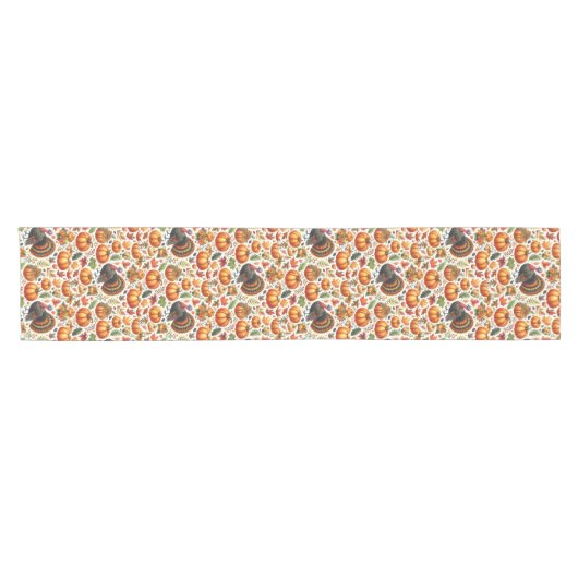 Thanksgiving Tom Turkije Korte Tafelloper (Horizontaal)