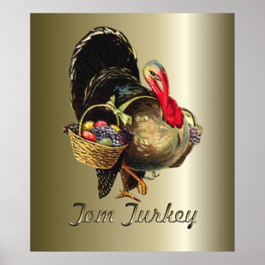 Thanksgiving Tom Turkije Poster (Voorkant)