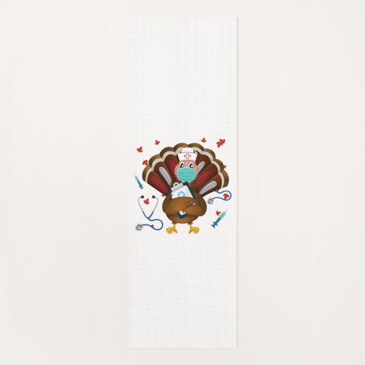 Thanksgiving  Topjes Vrouwen in de verpleegkundige Yogamat (Voorkant)