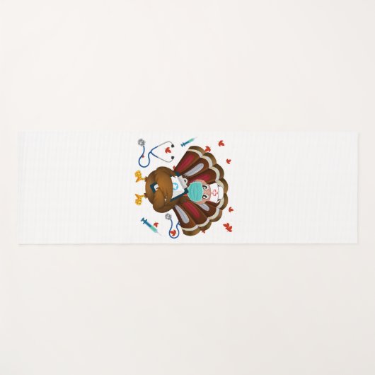 Thanksgiving  Topjes Vrouwen in de verpleegkundige Yogamat (Voorkant (horizontaal))