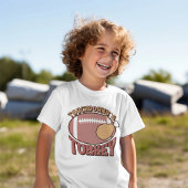 Thanksgiving "Touchdown & Turkey" Herfst Kinder T-shirt