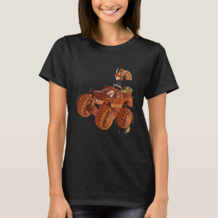 Thanksgiving treinbestuurder Turkije pelgrim B T-shirt