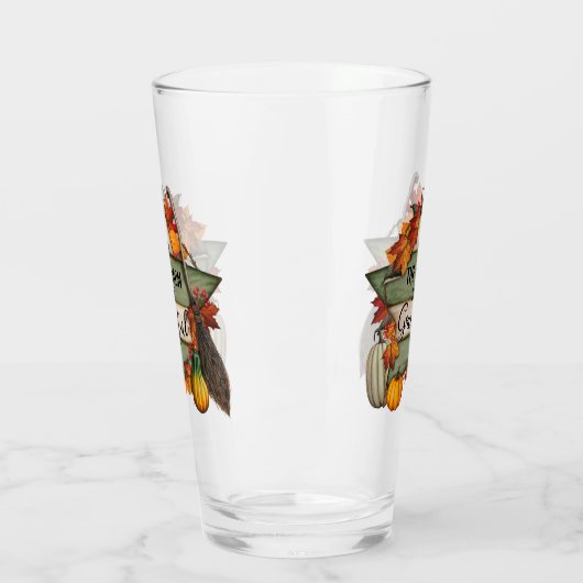 Thanksgiving Trendy Mooi Herfst Collectie Glas (Links)