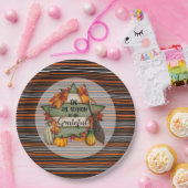Thanksgiving Trendy Mooi Herfst Collectie Papieren Bordje (Feest)