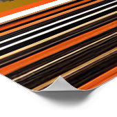 Thanksgiving Trendy Mooi Herfst Collectie Poster (Hoek)