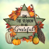 Thanksgiving Trendy Mooi Herfst Collectie Raamsticker (Vel 3)