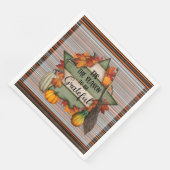 Thanksgiving Trendy Mooi Herfst Collectie Servet (Hoek)