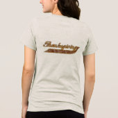 Thanksgiving Tri-Blend Shirt (Achterkant)