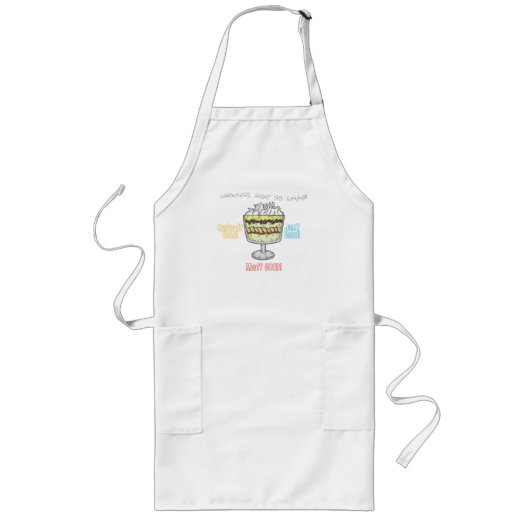 Thanksgiving Trifle Lang Schort (Voorkant)