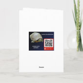 Thanksgiving Trio of Turkeys Card - Blessings Feestdagen Kaart (Achterkant)