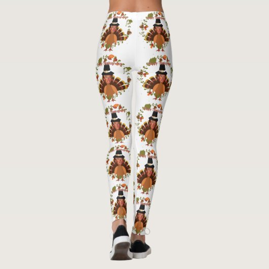 Thanksgiving trommelkalkoen leggings (Achterkant)