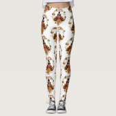Thanksgiving trommelkalkoen leggings (Voorkant)