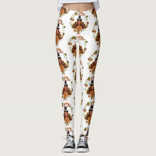 Thanksgiving trommelkalkoen leggings
