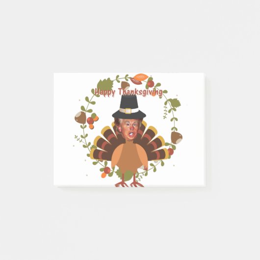 Thanksgiving trommelkalkoen post-it® notes (Voorkant)