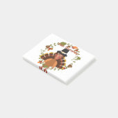 Thanksgiving trommelkalkoen post-it® notes (Schuin)