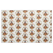 Thanksgiving trommelkalkoen stof (Fat Quarter)