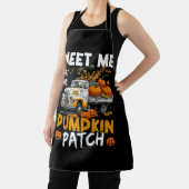 Thanksgiving truck vol pompoen ontmoet me bij pomp schort (Insitu)