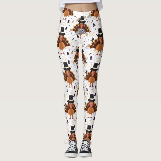 Thanksgiving trump turkey leggings (Voorkant)