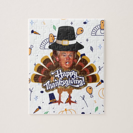 " Thanksgiving trump turkey Legpuzzel (Verticaal)