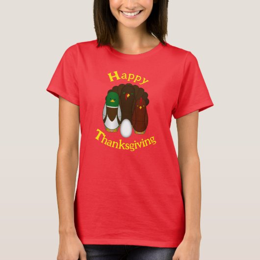 Thanksgiving Turducken - T-shirt (Voorkant)