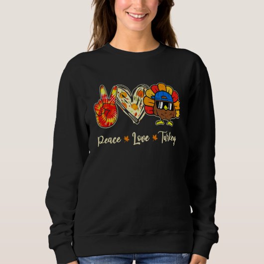Thanksgiving Turkey Apparel Women Men Trui (Voorkant)