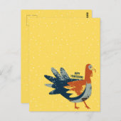 Thanksgiving Turkey Bird Briefkaart (Voorkant / Achterkant)