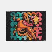 Thanksgiving Turkey Dab Gobble Funny Toddler Boys  Fleece Deken (Voorkant (Horizontaal))