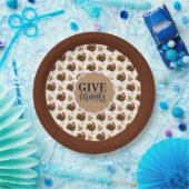 Thanksgiving Turkey Dinner Papieren Bordje (Feest)