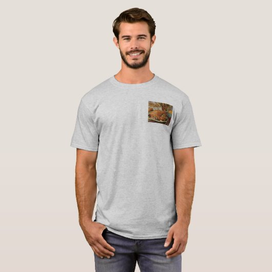 Thanksgiving turkey dinner t-shirt (Voorkant volledig)