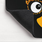 Thanksgiving Turkey Face Leopard Print Gles Autumn Muismat (Hoek)