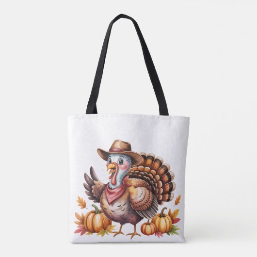 Thanksgiving turkey fall  tote bag (Achterkant)