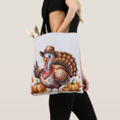 Thanksgiving turkey fall tote bag (Dichtbij)