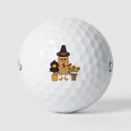 Thanksgiving Turkey Friends Golfballen