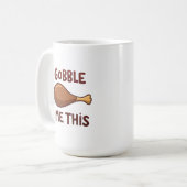 Thanksgiving Turkey Gift Funny Koffiemok (Voorkant links)